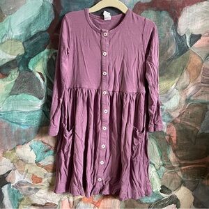 Kate Quinn Purple Bamboo Dress